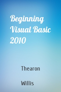 Beginning Visual Basic 2010
