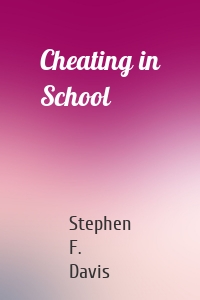 Cheating in School
