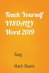 Teach Yourself VISUALLY Word 2019