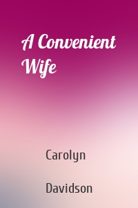 A Convenient Wife
