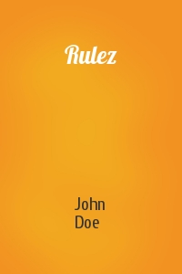 John Doe - Rulez