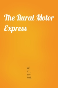 The Rural Motor Express