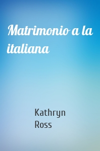 Matrimonio a la italiana