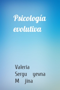 Psicología evolutiva