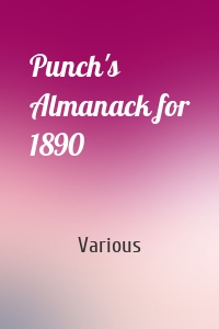 Punch's Almanack for 1890