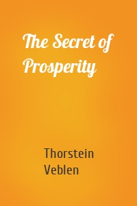 The Secret of Prosperity